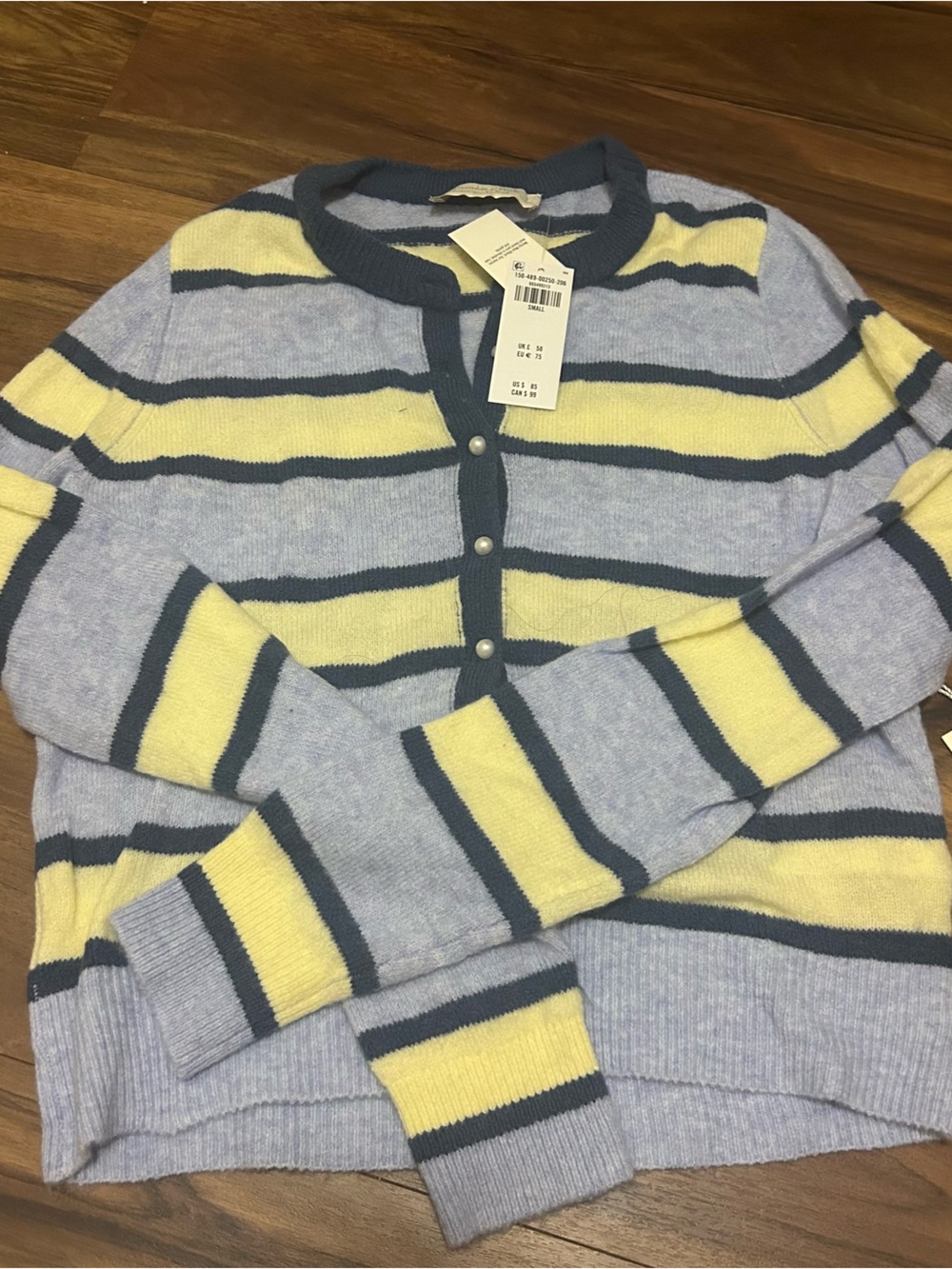 Abercrombie Striped Cardigan